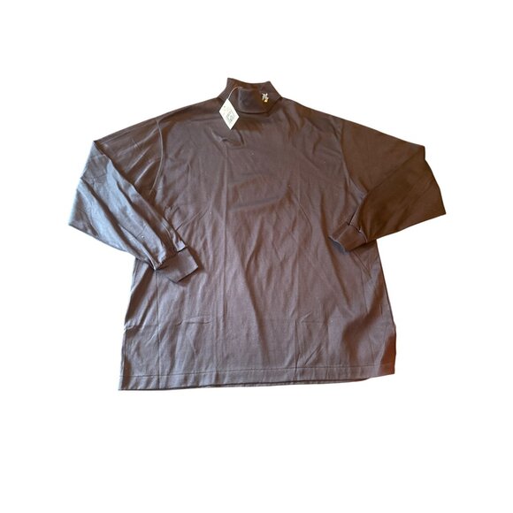 Cross Creek Black Long Sleeve Turtleneck Embroidered Witch XL Cotton Vintage 80s - Picture 1 of 5